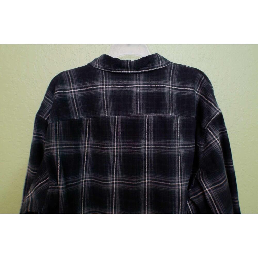 Abercrombie & Fitch Flannel Check Relaxed Fit Cotton Shirt Men’s Size L - Picture 4 of 8